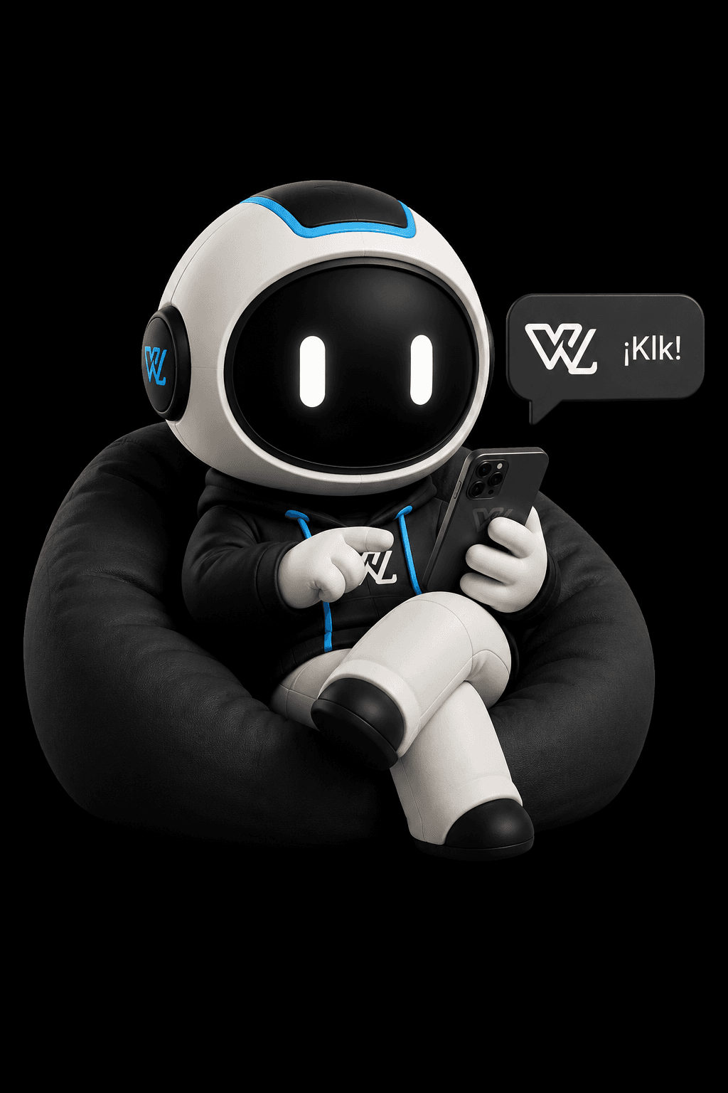 WhatsBot Robot Mascot